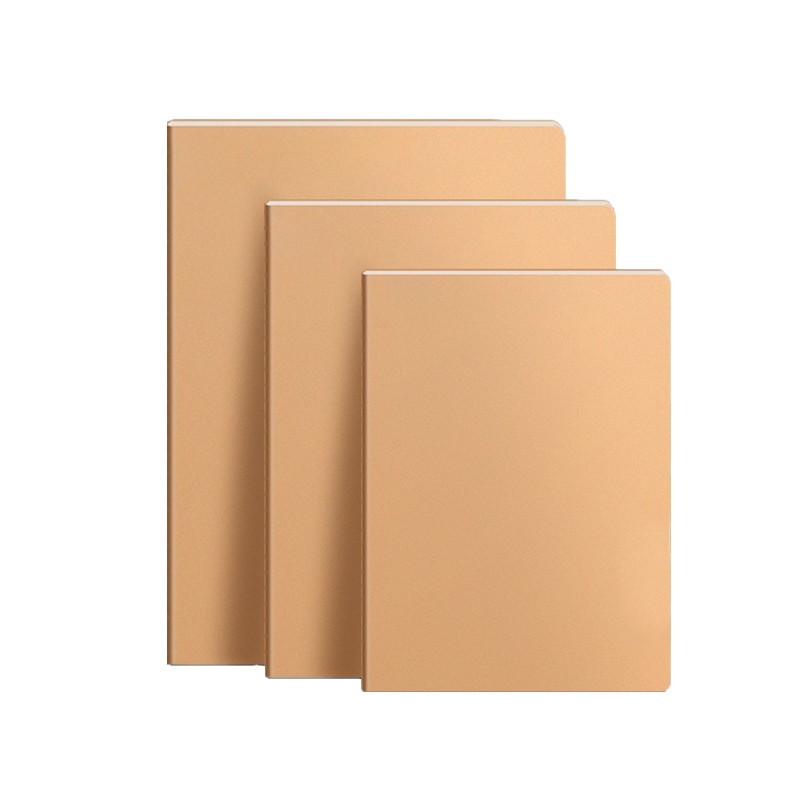 A5 Kraft Papir Cover Saddle Stitched Binding Notebook