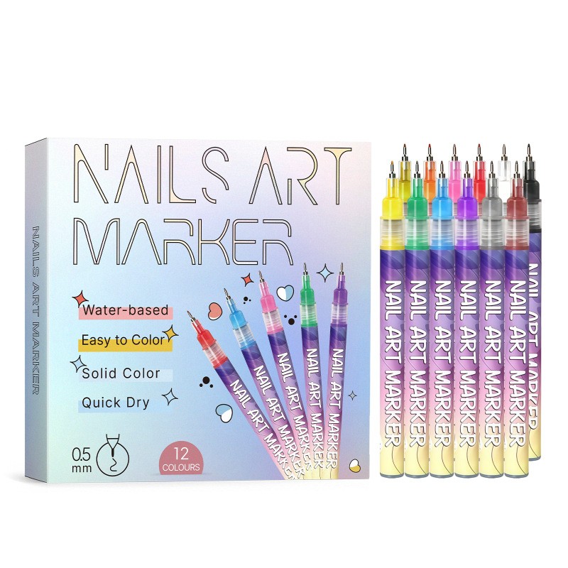 Farver Nail Art Akryl Marker