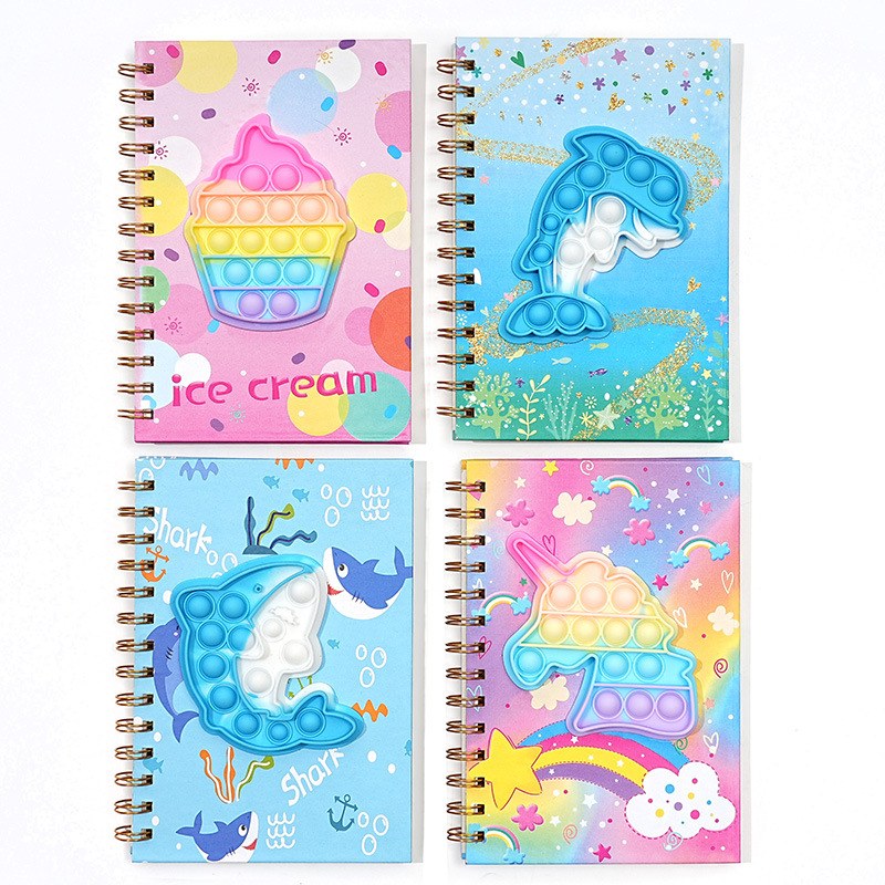 Pop It Soft Touch Silikone Notebook